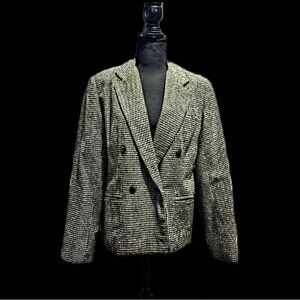 -SOLD- 80s-90s CG Career Guild Co Houndstooth Blazer